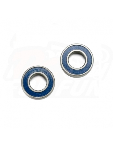 Traxxas Ball bearings, blue rubber sealed (6x12x4mm) (2)