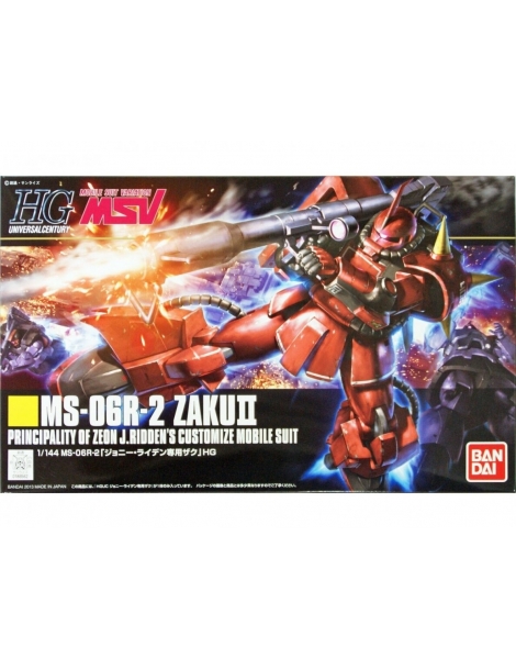 Bandai - HGUC MSV MS-06R-2 ZAKU II, 1/144, 60400