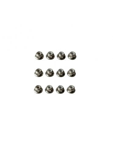 Traxxas Nuts, M3 nylon locking (12)