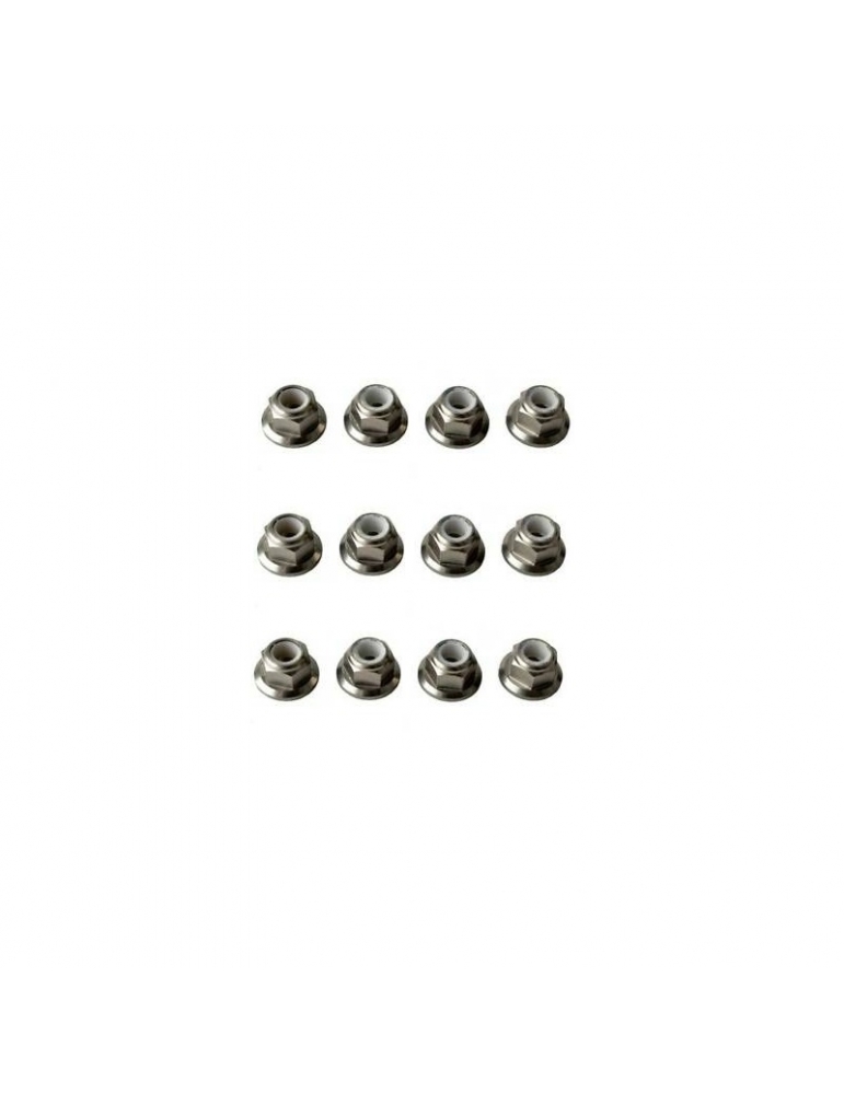 Traxxas Nuts, M3 nylon locking (12)