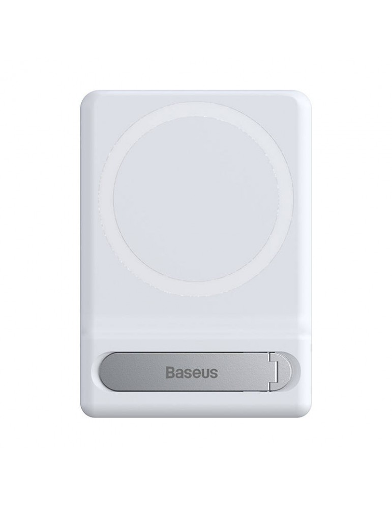 Baseus Foldable Magnetic swivel stand holder for iPhone MagSafe (white) Baseus Foldable Magnetic swivel stand holder for iPhone MagSafe (white)