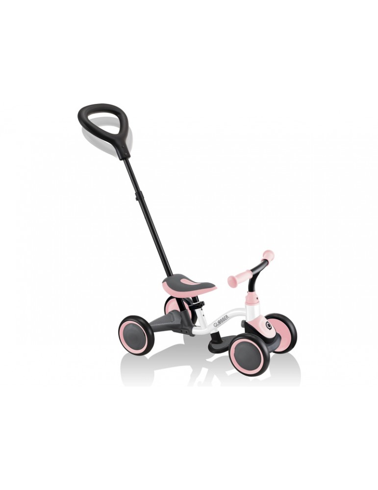 Globber - Children's runner Learning Bike 3v1 White / Pastel Pink Globber - Children's runner Learning Bike 3v1 White / Pastel Pink