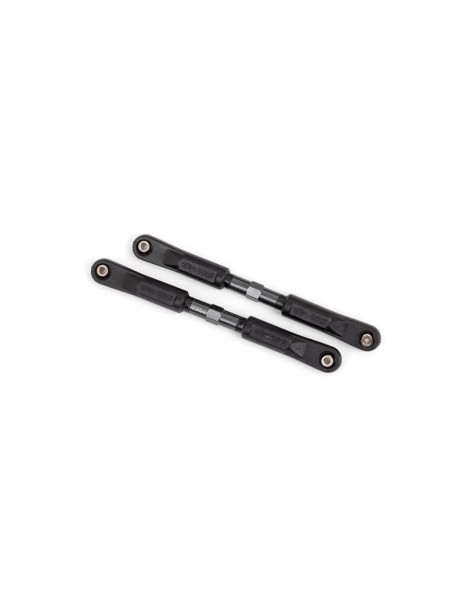 Traxxas Camber links, front (TUBES dark titanium-anodized, 7075-T6 aluminum) (117mm) (2)