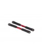 Traxxas Camber links, front (TUBES red-anodized, 7075-T6 aluminum) (117mm) (2)