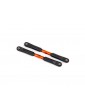 Traxxas Camber links, front (TUBES orange-anodized, 7075-T6 aluminum) (117mm) (2)
