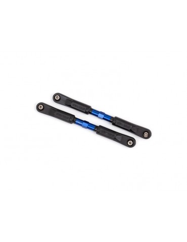 Traxxas Camber links, front (TUBES blue-anodized, 7075-T6 aluminum) (117mm) (2)
