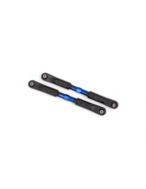 Traxxas Camber links, front (TUBES blue-anodized, 7075-T6 aluminum) (117mm) (2)
