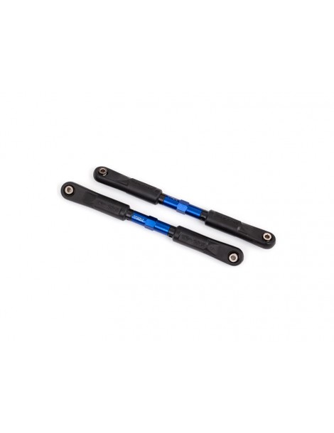 Traxxas Toe links (TUBES blue, 7075-T6 aluminum) (120mm) (2)