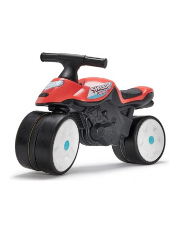 FALK - Children's reflector Baby Moto red with rubber wheels