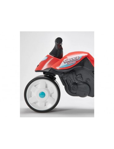 FALK - Children's reflector Baby Moto red with rubber wheels