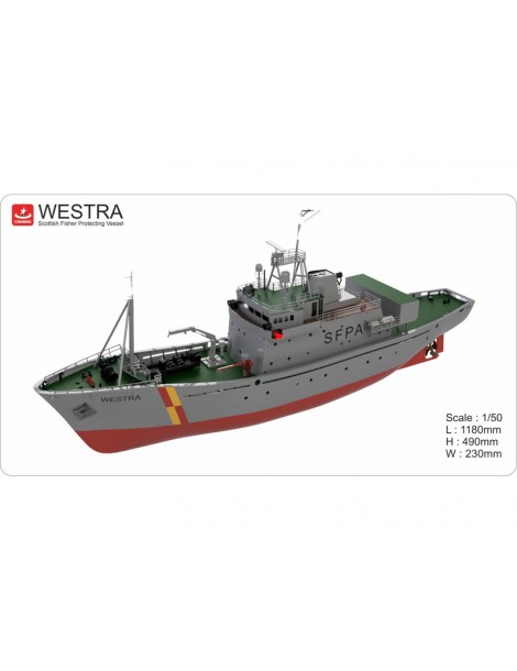 T rkmodel FPV Westra patrol boat 1:50 kit