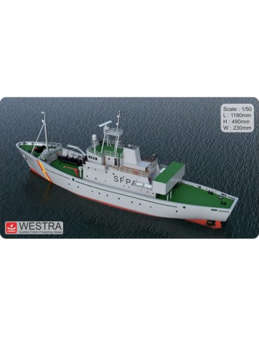 T rkmodel FPV Westra patrol boat 1:50 kit