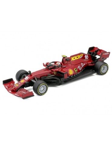 Bburago Ferrari SF21 1:18 16 Charles Leclerc
