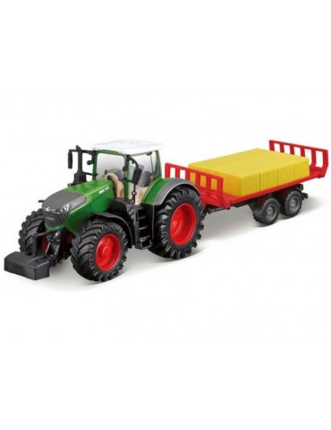 Bburago Fendt 1050 Vario with Bale Trailer