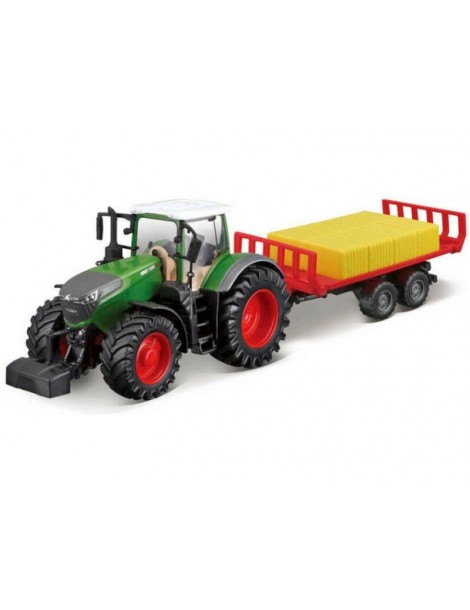 Bburago Fendt 1050 Vario with Bale Trailer