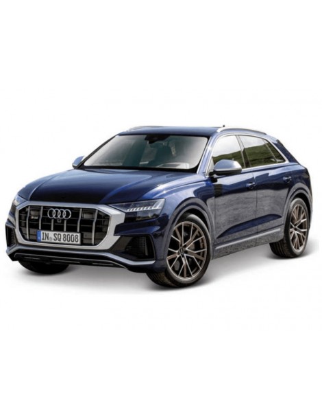 Bburago Audi SQ8 1:322 metallic blue