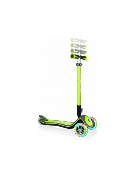 Globber - Scooter Elite Deluxe Lights Lime Green