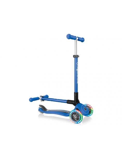 Globber - Scooter Primo Fantasy Foldable Lights Blue