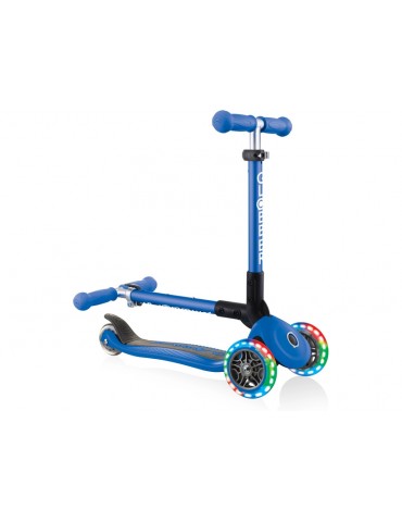 Globber - Scooter Junior Foldable Lights Green