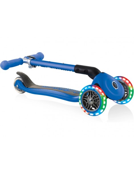Globber - Scooter Junior Foldable Lights Green