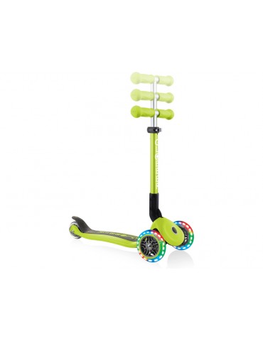 Globber - Scooter Junior Foldable Lights Green