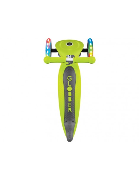 Globber - Scooter Junior Foldable Lights Green
