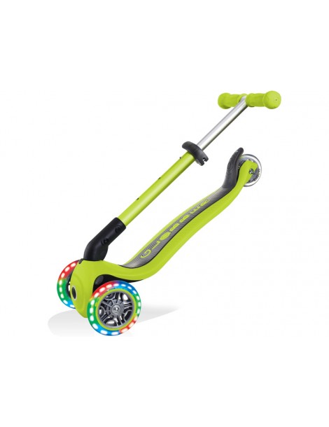 Globber - Scooter Junior Foldable Lights Green