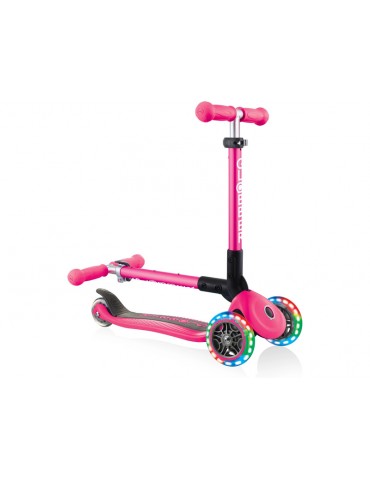 Globber - Scooter Junior Foldable Lights Green