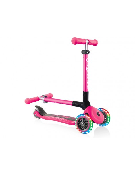 Globber - Scooter Junior Foldable Lights Green