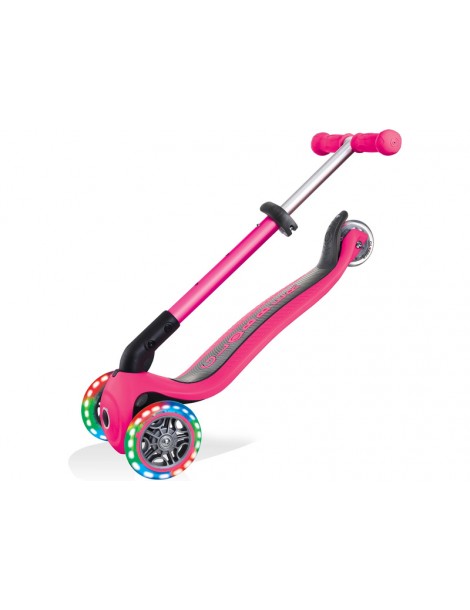 Globber - Scooter Junior Foldable Lights Green