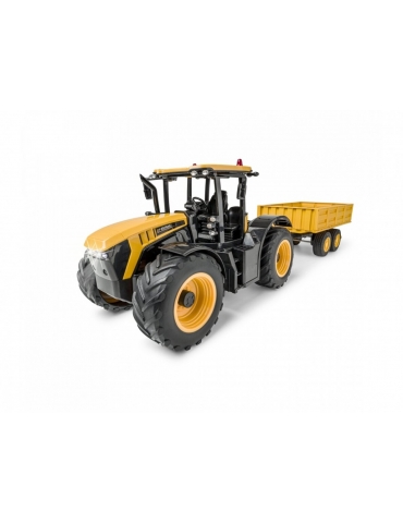 Radijo bangomis valdomas Tractorius JCB su priekaba 2.4G 100 % RTR, 1/16