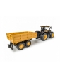 Radijo bangomis valdomas Tractorius JCB su priekaba 2.4G 100 % RTR, 1/16