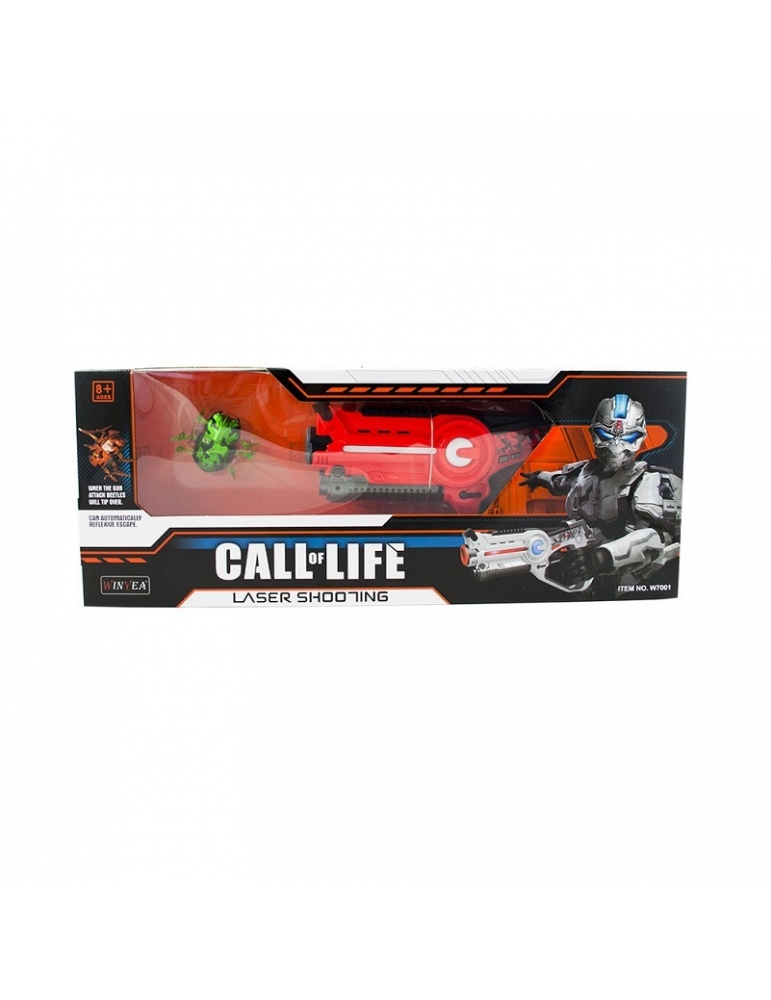 Lazerinis pistoletas + robotas vabalas Lazerinis pistoletas + robotas vabalas