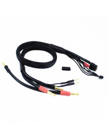 2x2S Įkrovimo kabelis XT60 - PK 4mm ir 5mm (60cm)