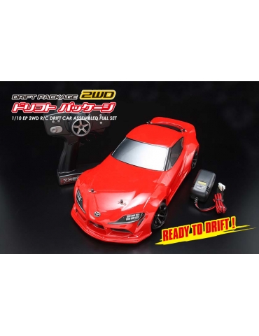 Yokomo Drift“ paketas RWD GR Supra Body (Red) RTR pilnas komplektas