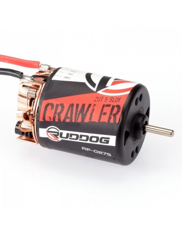 RUDDOG Crawler 20T 5-Slot Brushed Motor