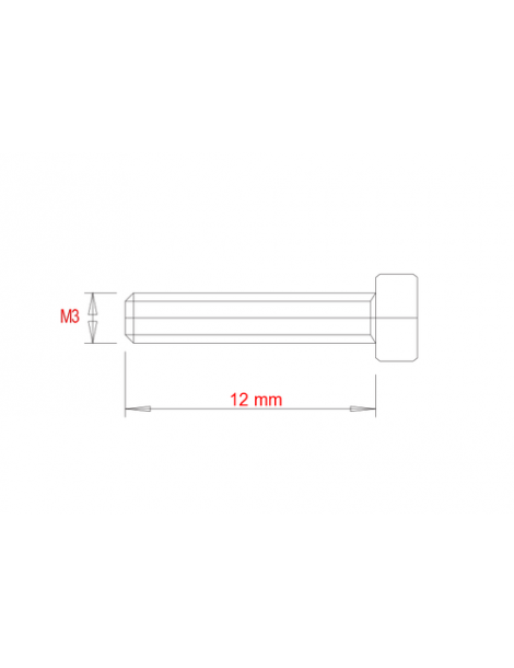 Traxxas Screws M3x12mm cap-head 2584