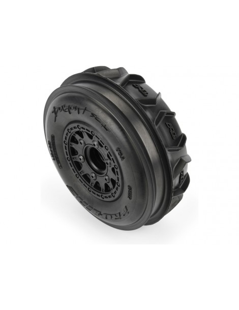 Pro-Line Wheels 2.2/3.0", Dumont Paddle/Rib SC Tire, Raid H12 Wheel (2)