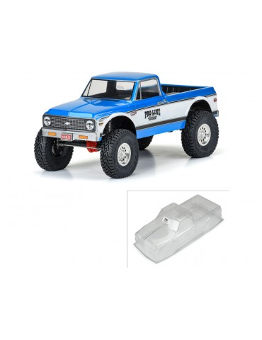 Pro-Line Body 1/10 1972 Chevrolet K-10 Clear Body 12.3" Wheelbase Crawlers