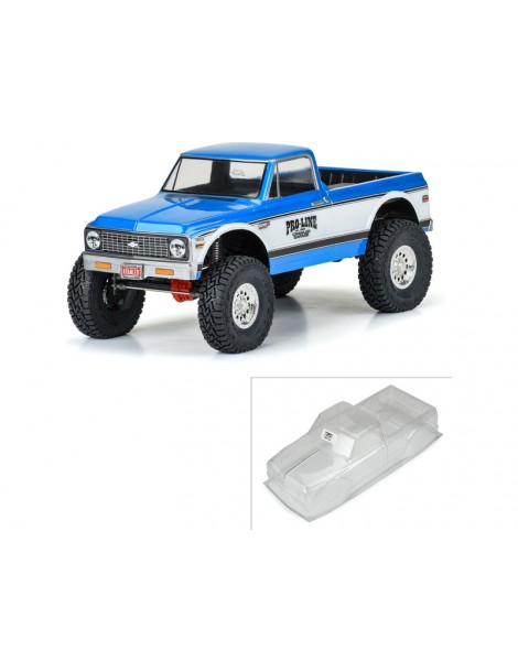 Pro-Line Body 1/10 1972 Chevrolet K-10 Clear Body 12.3" Wheelbase Crawlers