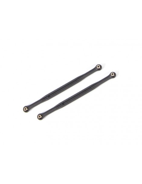 Traxxas Toe links, 202.5mm (187.5mm center to center) (black) (2) (for 7895)