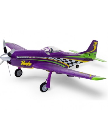 E-flite P-51D Voodoo 0.44m SAFE Select BNF Basic