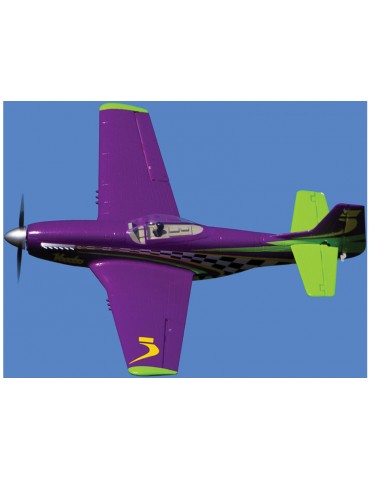 E-flite P-51D Voodoo 0.44m SAFE Select BNF Basic