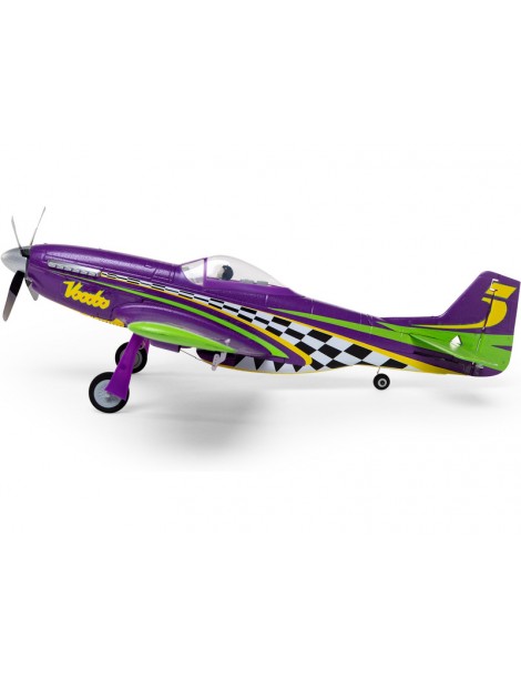 E-flite P-51D Voodoo 0.44m SAFE Select BNF Basic