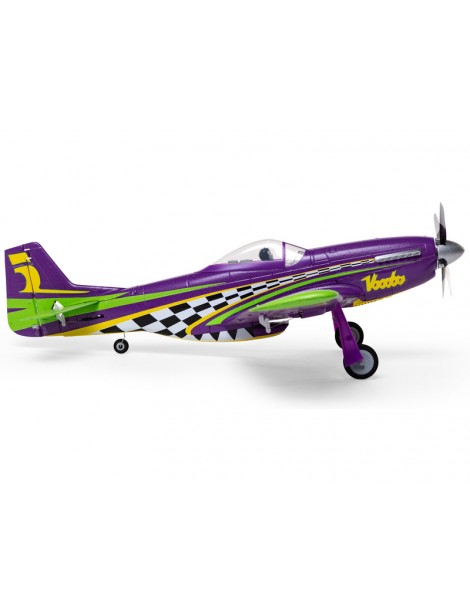 E-flite P-51D Voodoo 0.44m SAFE Select BNF Basic