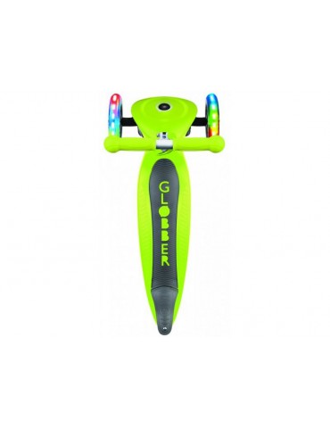 Globber - Scooter Primo Foldable Lights Lime Green