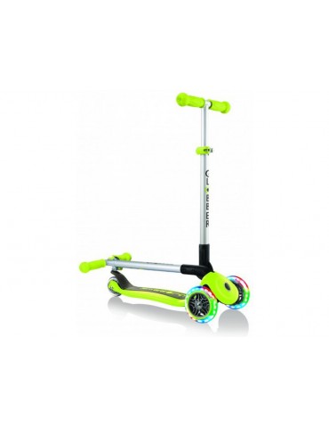 Globber - Scooter Primo Foldable Lights Lime Green