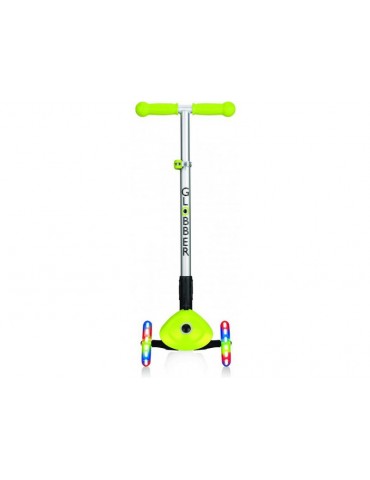 Globber - Scooter Primo Foldable Lights Lime Green