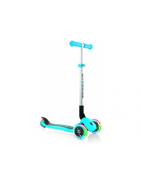 Globber - Scooter Primo Foldable Lights Lime Green