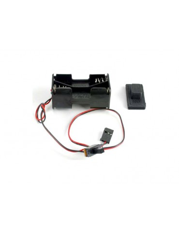 Traxxas Battery holder with switch: Villain